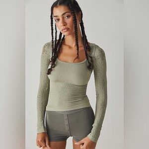 🏅SHIPS SAME DAY🏅 Seamless Free People Long Sleeve Top